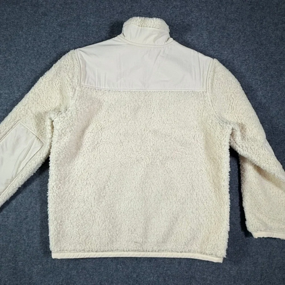 Polo Ralph Lauren Performance Hybrid Sherpa Fleece Pullover Cream Men Medium NWT